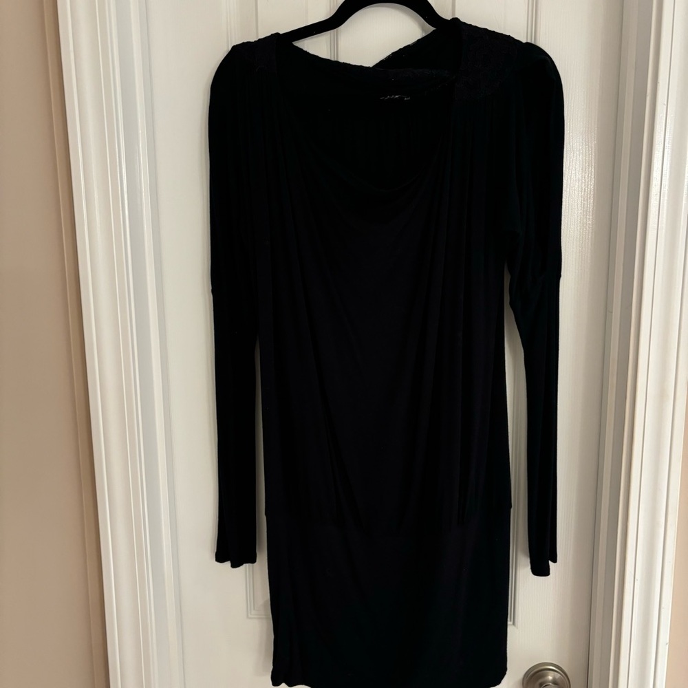 Express Long Sleeve Black Dress | Small
